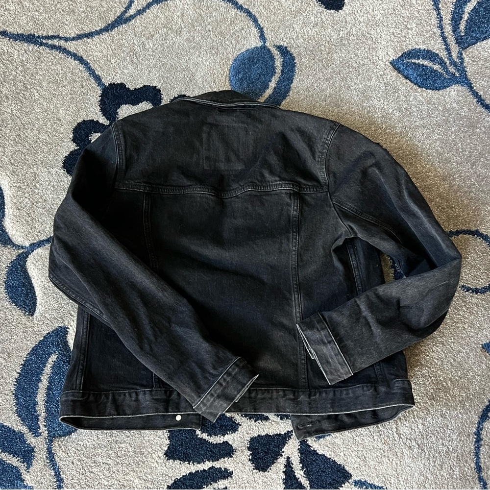 Abercrombie & Fitch Black Jean Jacket - Picture 2 of 3